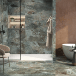 Slate way green setting Slate Way Green 60x120